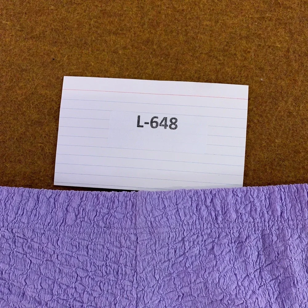 Fashion Nova Womens Medium Purple Textured Popcorn Knit Cropped Pants New